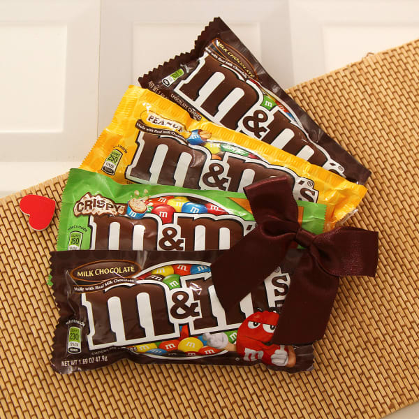 Hersheys Kisses Milk Chocolate with Assorted M&Ms Packs