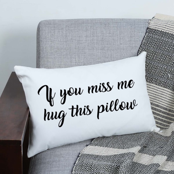 Hug Me Pillow in Canvas