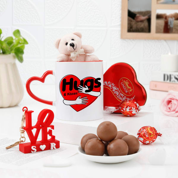 Hugs And Kisses Personalized Hamper