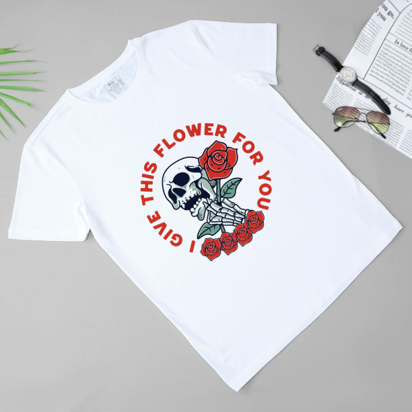 I Give This Flower to You Valentine T-shirt