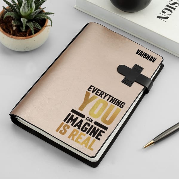 Imagination Unleashed Personalized PU Leather Diary