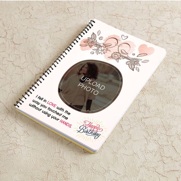 In Love Personalized Birthday Notebook