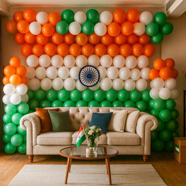 Independence Day Balloon Backdrop