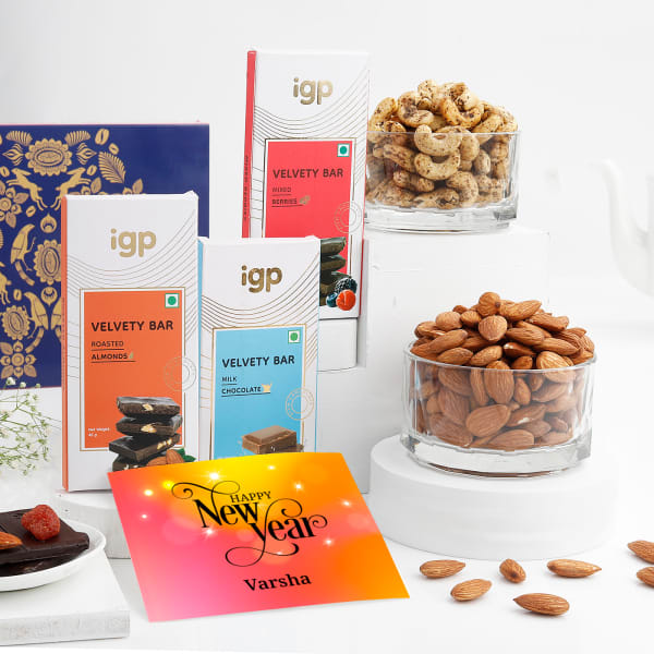 Indulgent New Year Moments Personalized Hamper