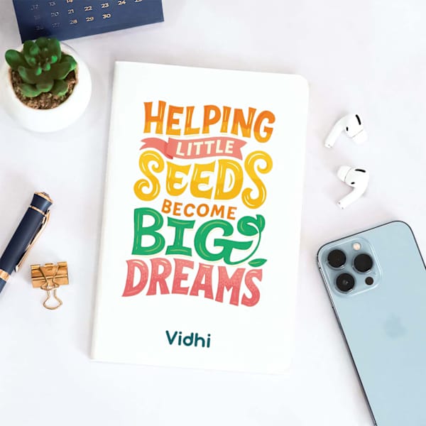 Inspiring Teacher's Day Personalized Notebook