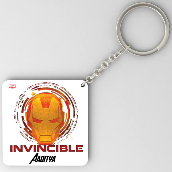 Iron Man Personalized Keychain