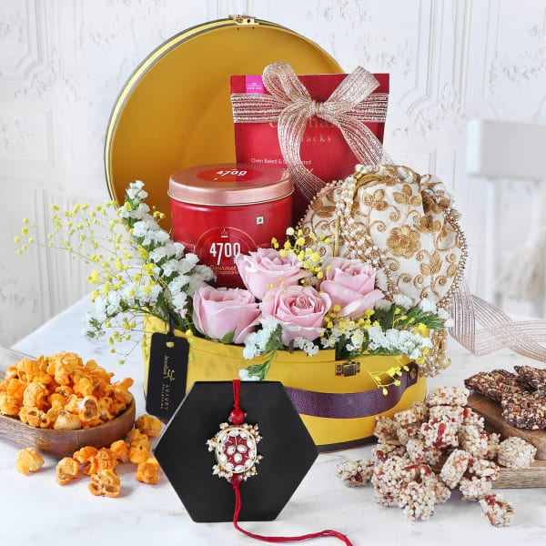 Irresistible Treats Rakhi Gift Box