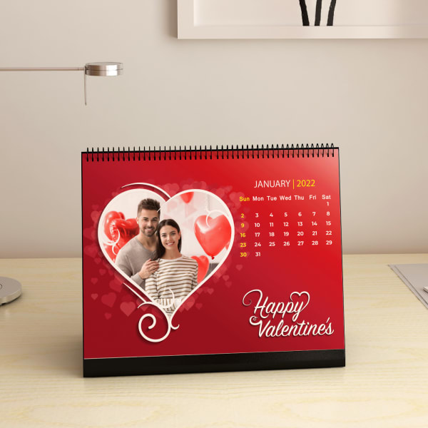 Its A Date Personalized Valentine Desk Calendar