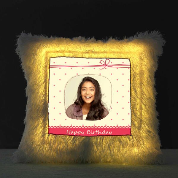 Its Your Birthday Personalized LED Cushion