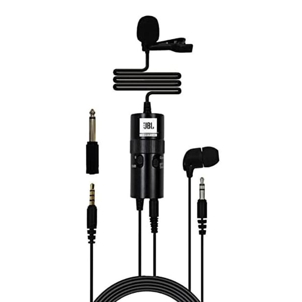 JBL CSLM30B BATTERY-POWERED LAVALIER MIC HEADPHONE