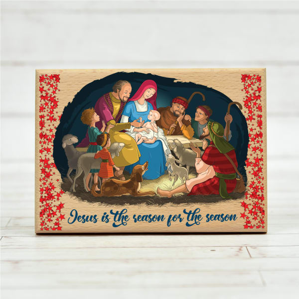 Jesus Family Special Customized Wooden Frame