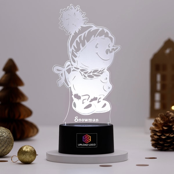 Jolly Snowman LED Lamp