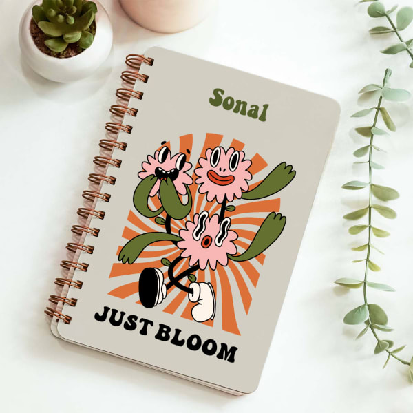 Just Bloom Personalized Diary