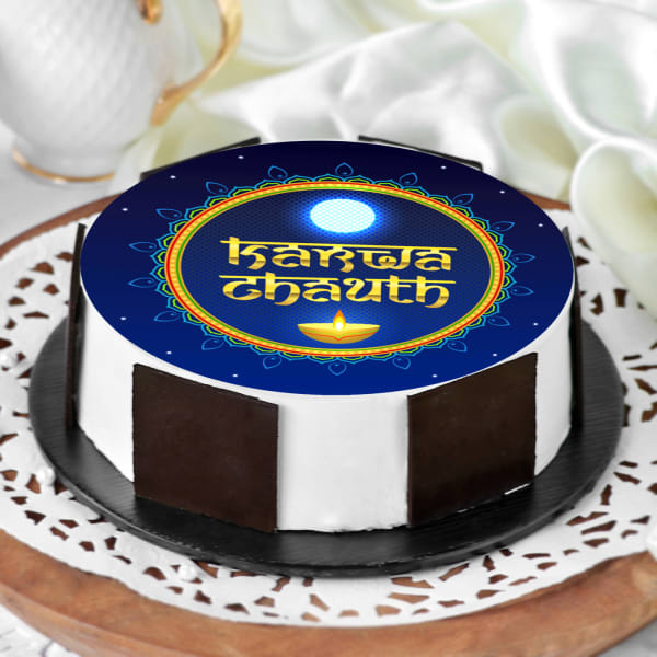 Karva Chauth Cake