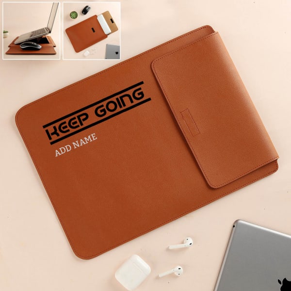 Keep Going Personalized Laptop Sleeve