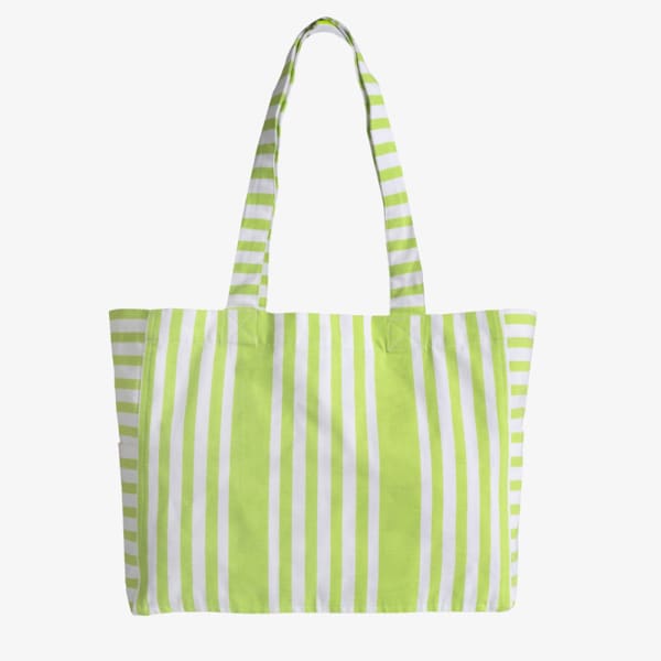 Key Lime Splash Cotton Tote Bag