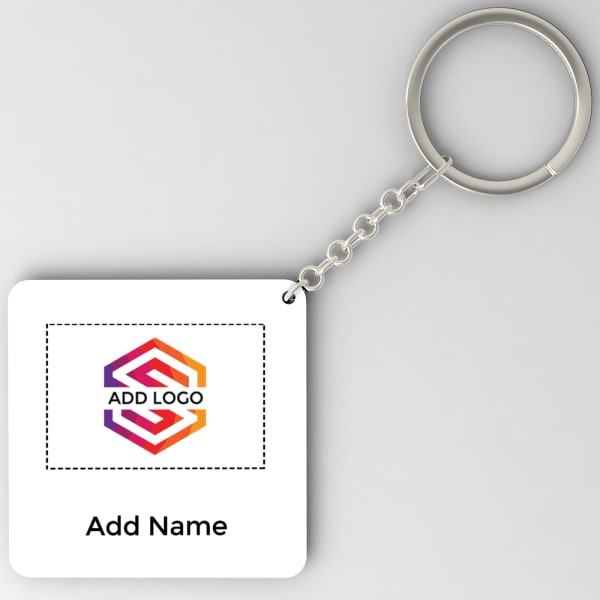 Keychain - Customizable with Logo & Name