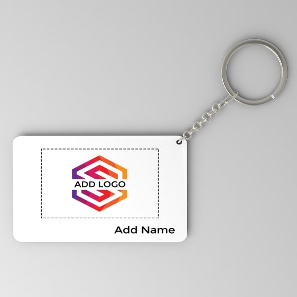 Keychain - Customizable with Logo & Name