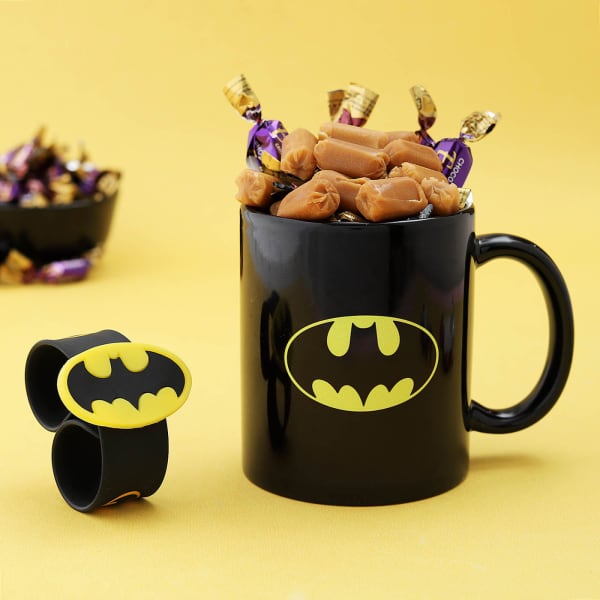 Kids Superhero Rakhi With Chocolates And Mug