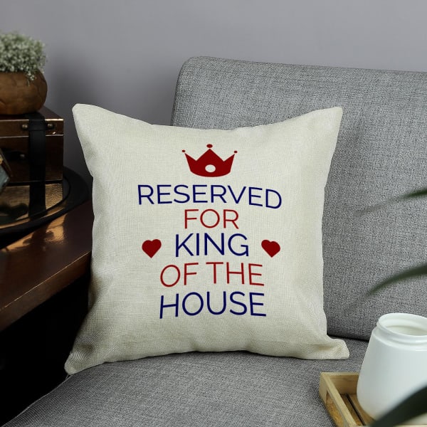 King of The House Customized Cushion