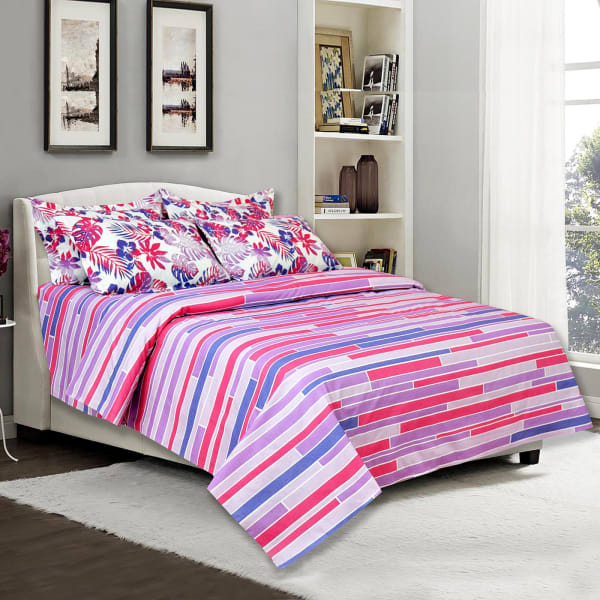 King Size Double Bedsheet with Pillow Covers Gift/Send Home and Living