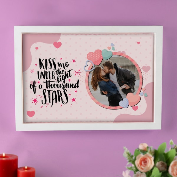 Kiss Me Forever Personalized Frame
