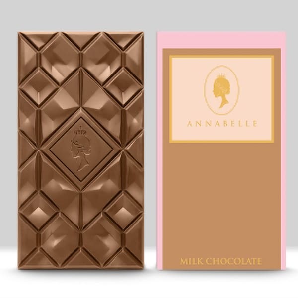 Large Milk Chocolate Bar By Annabelle Chocolates