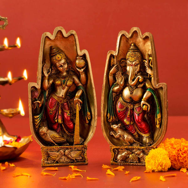 Laxmi Ganesha Idols for Diwali