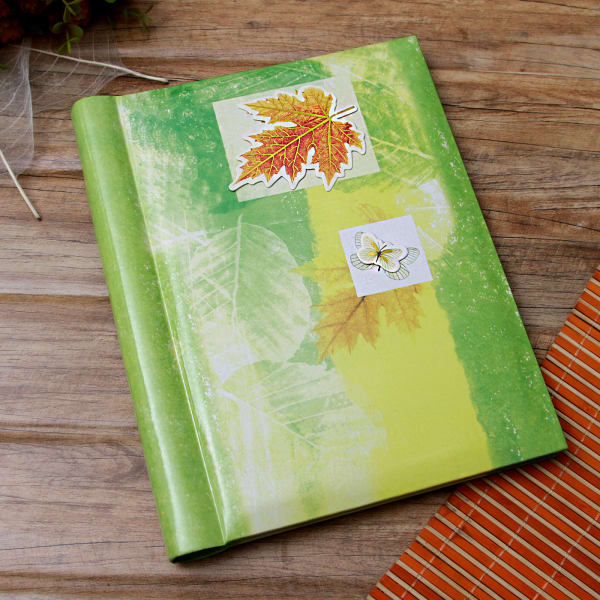 Leaf & Butterfly Designed Personalized Photo Album