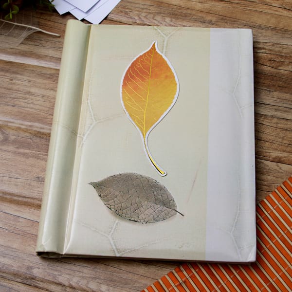 Leaf Designed Personalized Photo Album