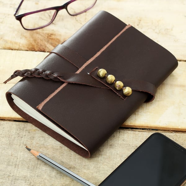 Leather Journal in Brown
