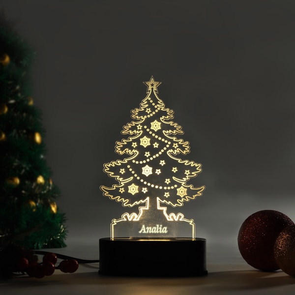 LED Personalized Christmas Tree Lamp
