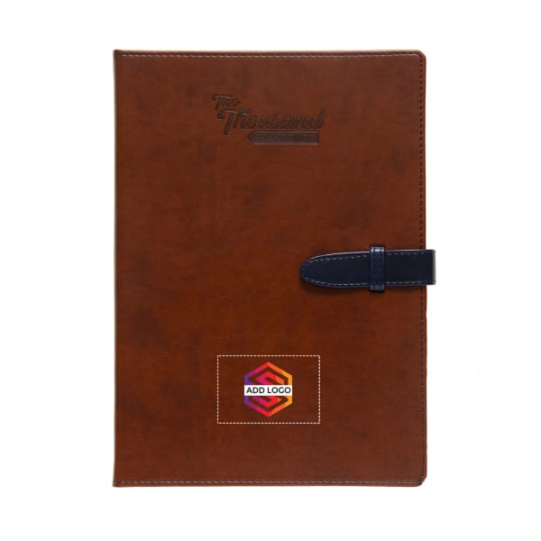 Legend A5 Tan Diary - Customized with Logo