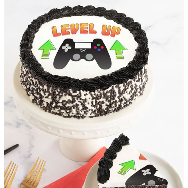 Level Up Gamer Cake