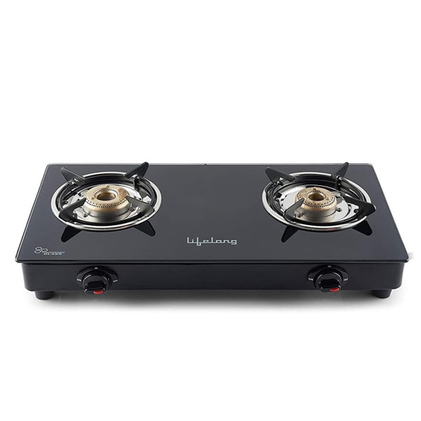 LIFELONG LLGS82 GLASS TOP 2B GAS STOVE