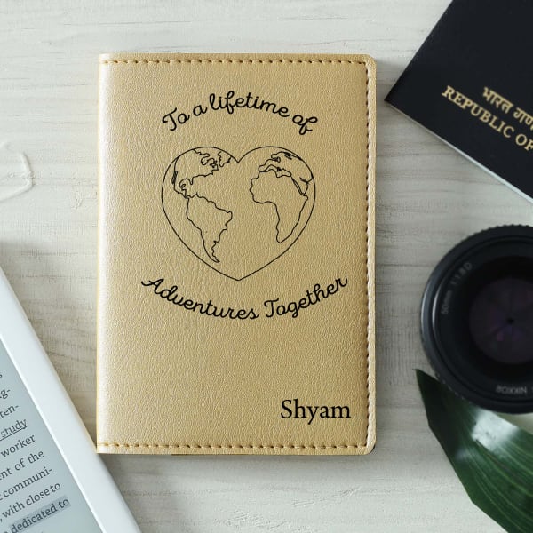 Lifetime Together Personalized Passport Cover