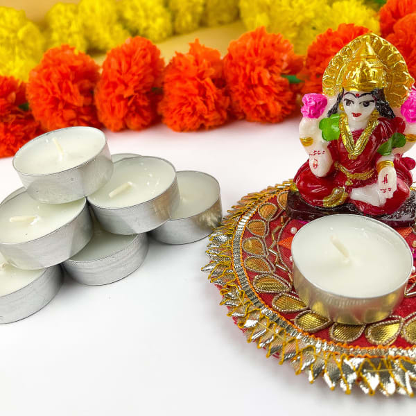 Lighting Laxmi Thali Plates