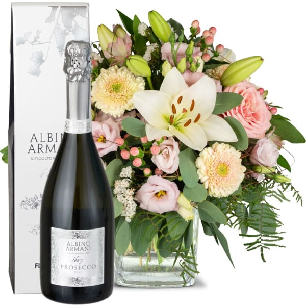 Lily Princess with Prosecco Albino Armani DOC 75cl : Gift/Send Interflora  Gifts Online ID1128535 |