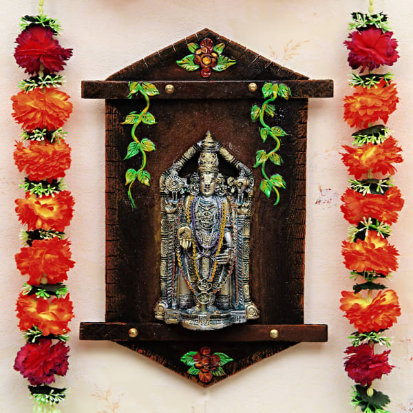 Lord Tirupati Balaji Wall Decor Gift Send Home And Living Gifts