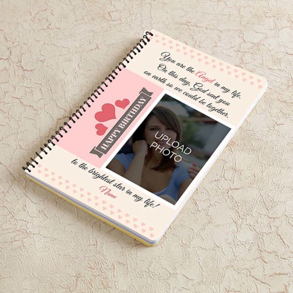 Love & Devotion Personalized Birthday Notebook