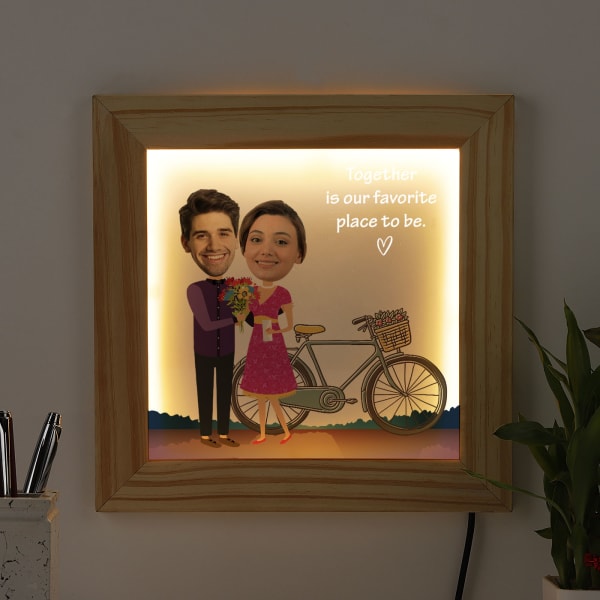 Love In The Air Personalized LED Frame