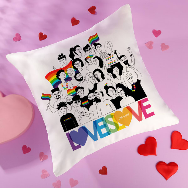 Love Is Love Pride Cushion