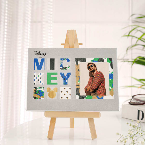 Love Mickey Mouse Personalized Canvas
