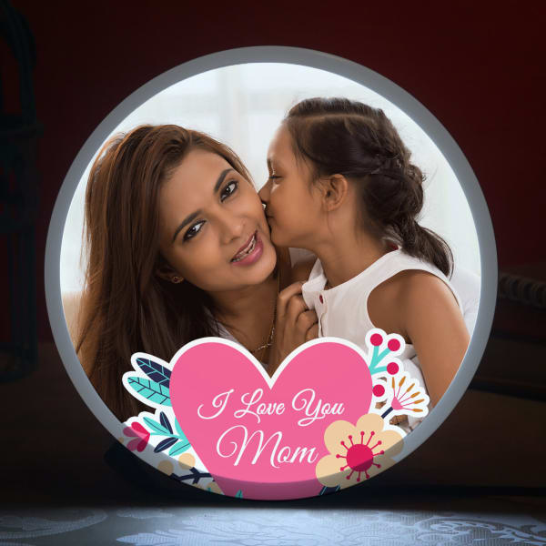 Love My Mom Personalized Led Photo Frame Big Gift Send Love My Mom Personalized Led Photo Frame Big