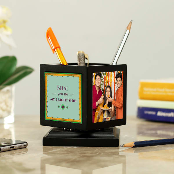 Love My Sibling Personalized Pen Stand