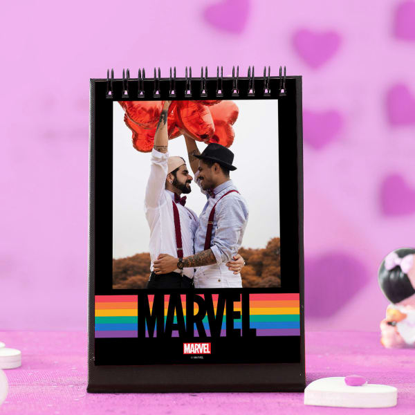 Love Wins Marvel Personalized Desk Album