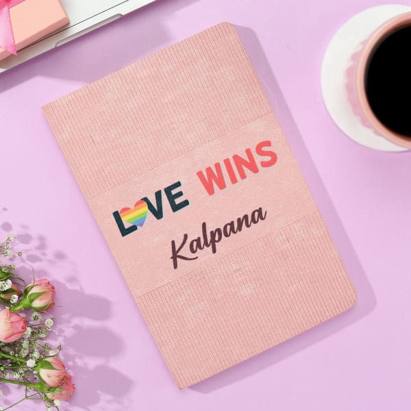 Love Wins Personalized Diary