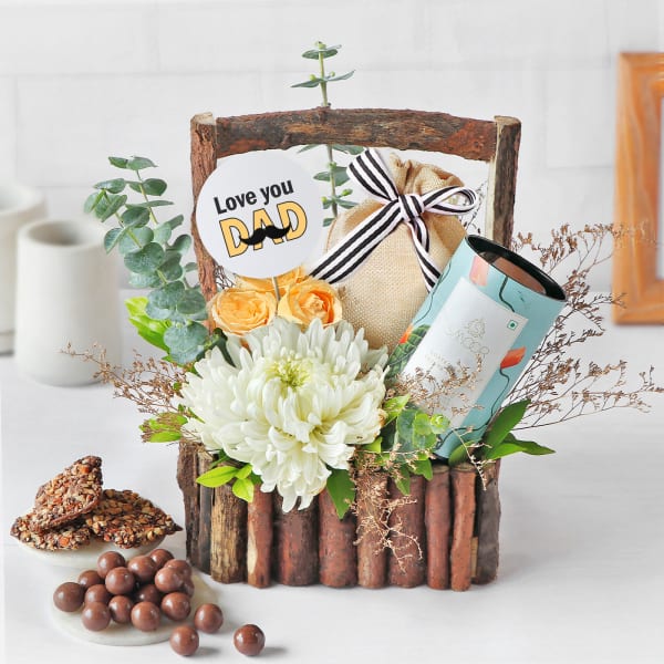 Love You Dad Father's Day Gift Basket