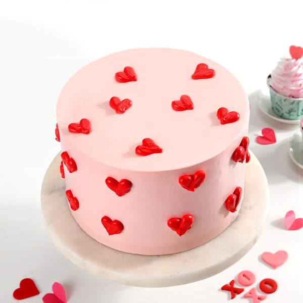 Love You Forever Valentine Cake
