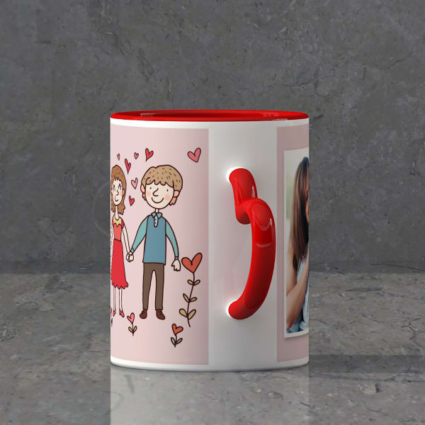 Lovely Couple Personalized Anniversary Mug Set Gift/Send Home and